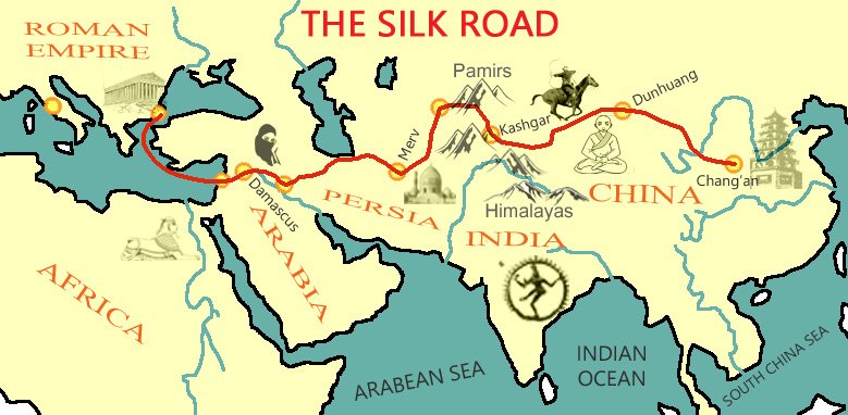 silk road ile ilgili görsel sonucu